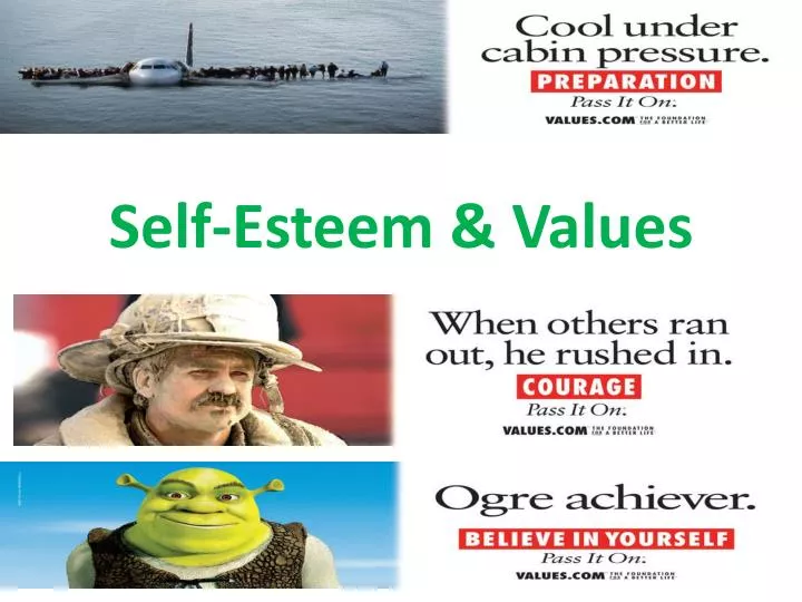 self esteem values
