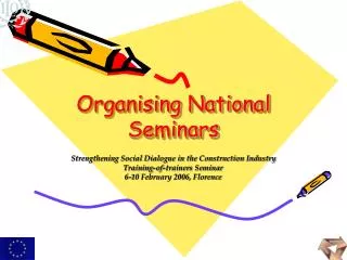 Organising National Seminars