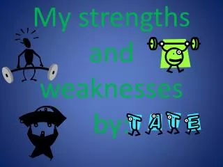 My strengths and weaknesses by: