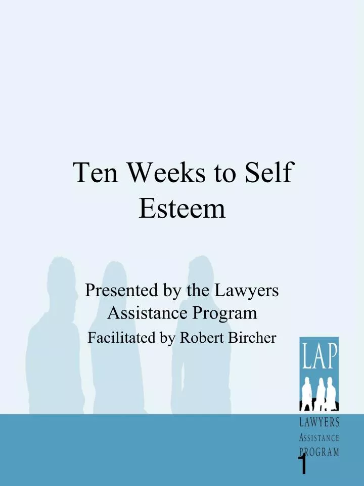 ten weeks to self esteem