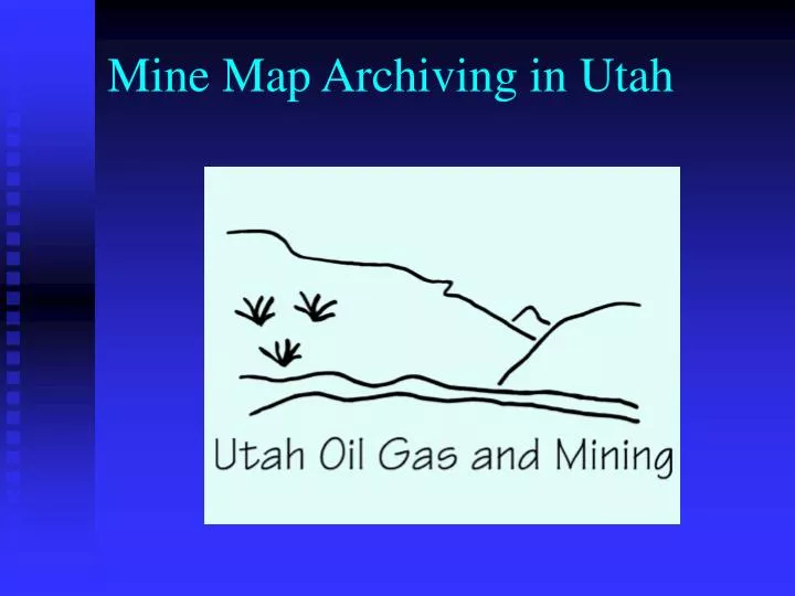 mine map archiving in utah