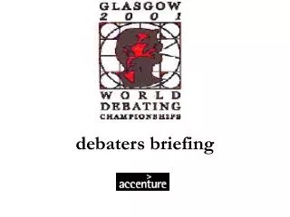 debaters briefing