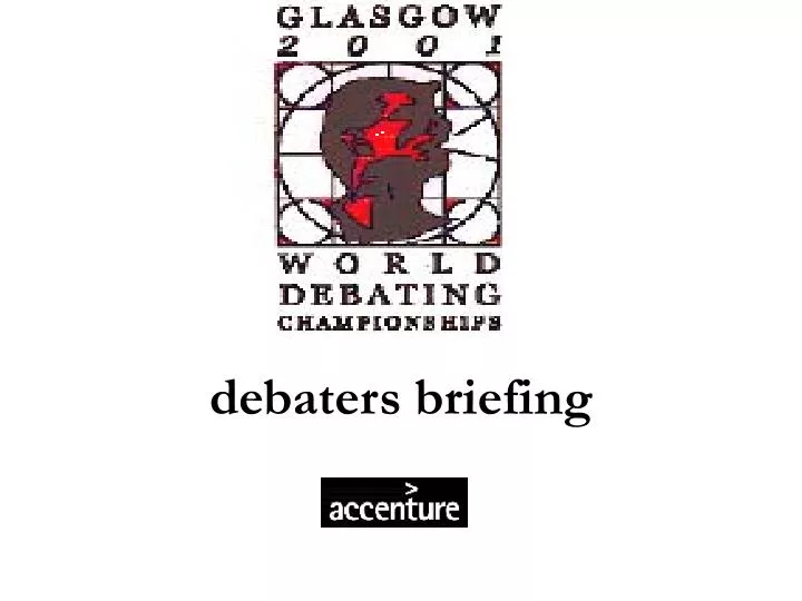 debaters briefing