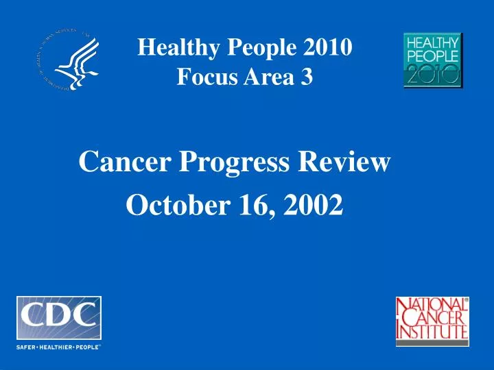 healthy people 2010 focus area 3
