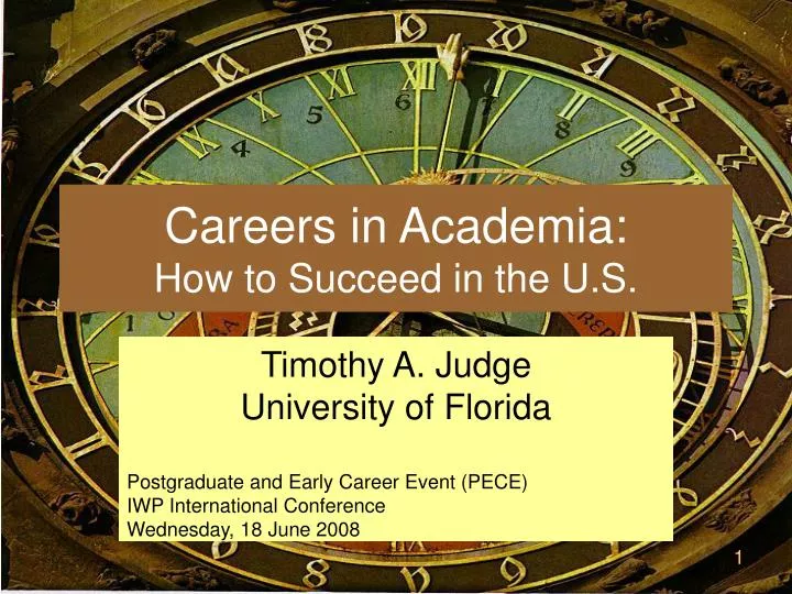 careers in academia how to succeed in the u s