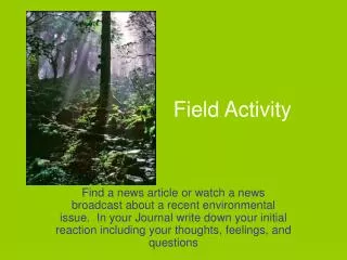 Field Activity