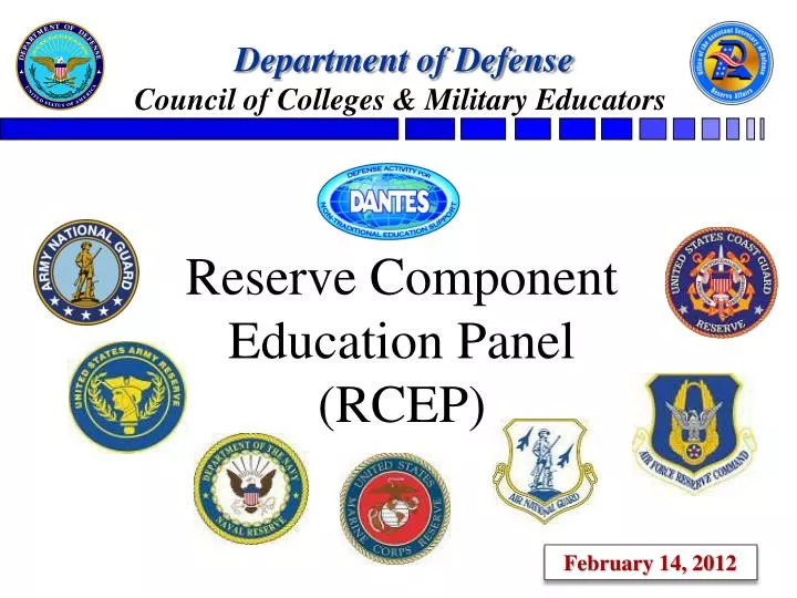 reserve component education panel rcep