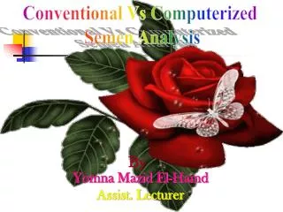 Yomna Mazid El-Hamd Assist. Lecturer