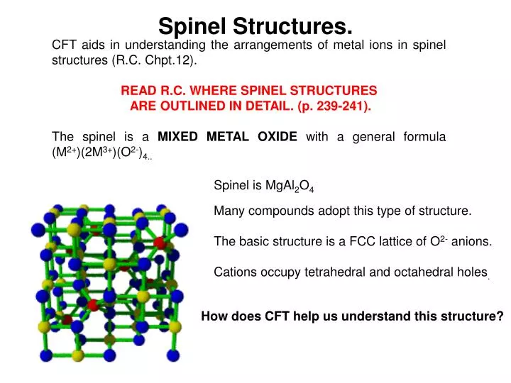 structure spinelle inverse