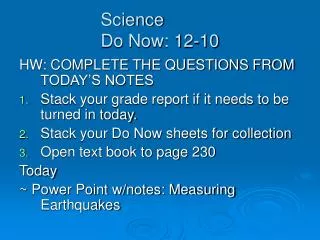 science do now 12 10