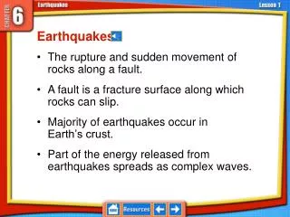 Earthquakes