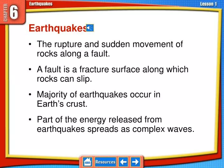 earthquakes