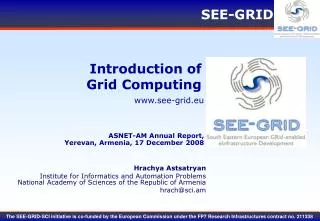 Introduction of Grid Computing