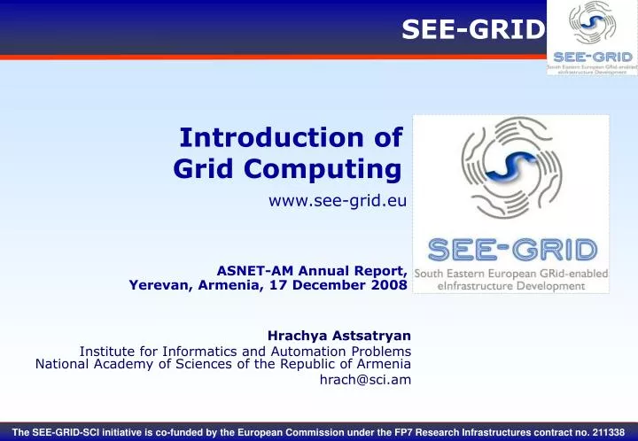 introduction of grid computing