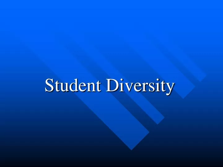 student diversity