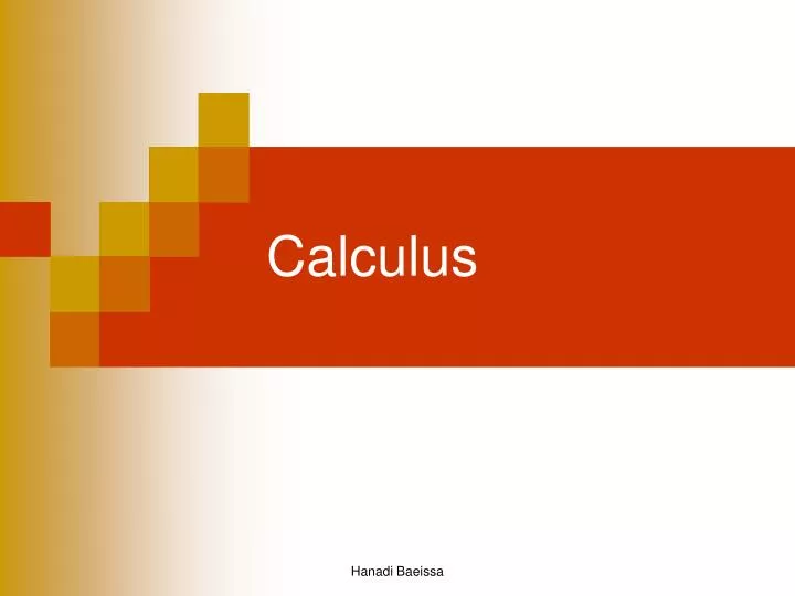 calculus