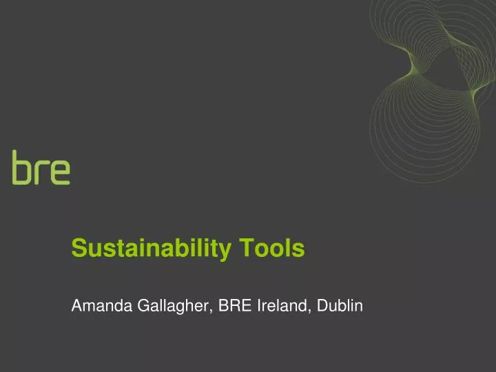 sustainability tools