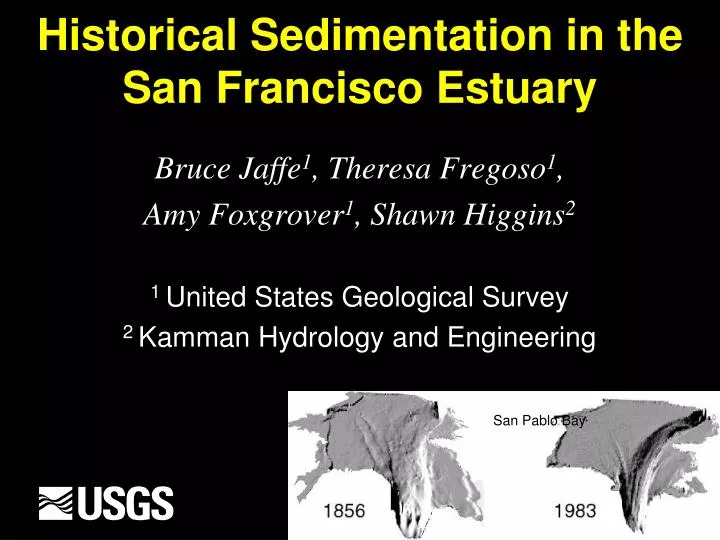 historical sedimentation in the san francisco estuary