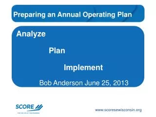 Analyze Plan Implement