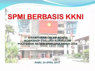 SPMI BERBASIS KKNI