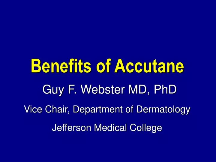 benefits of accutane