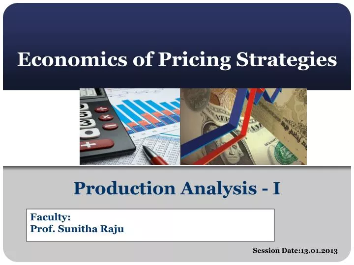 economics of pricing strategies