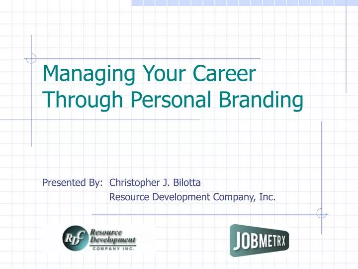 managing your career through personal branding