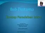 Konsep Peradaban Islam - slide 1