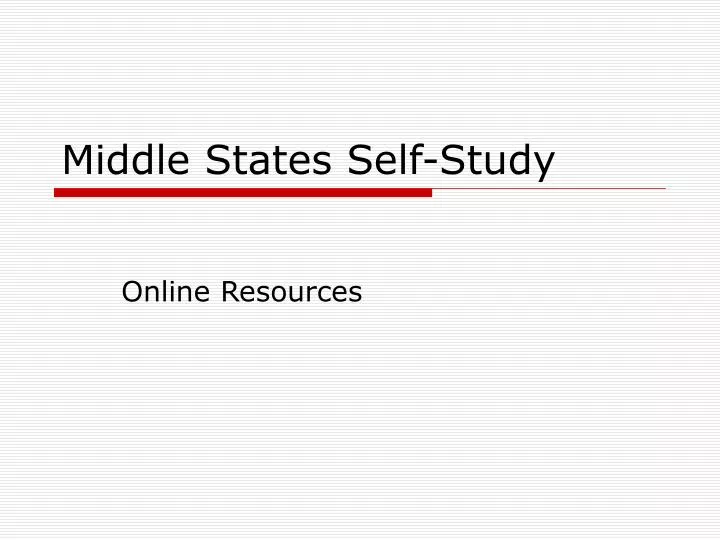 middle states self study