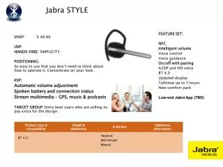 Jabra Style