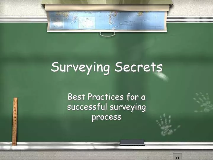 surveying secrets
