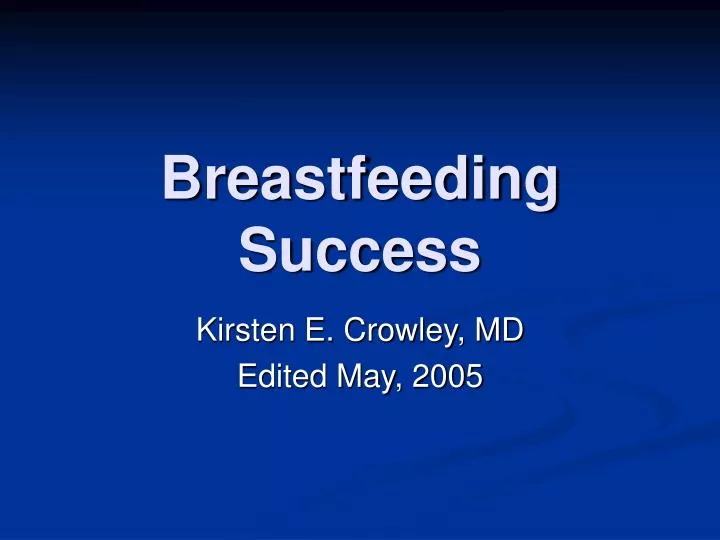 breastfeeding success