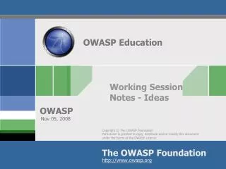 OWASP Education