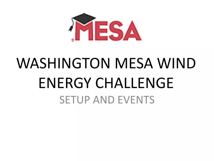 washington mesa wind energy challenge