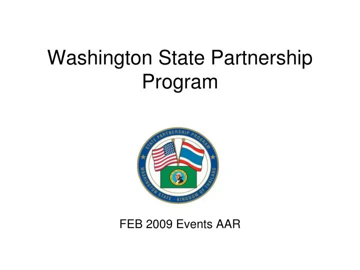 washington state partnership program