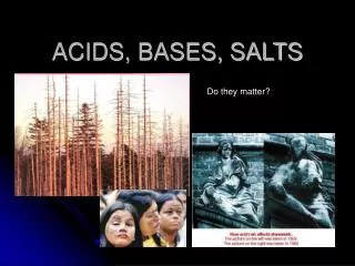 acids bases salts