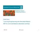 Integrated Learning Environment for Programming Robots with Multiple Paradigms - slide 1
