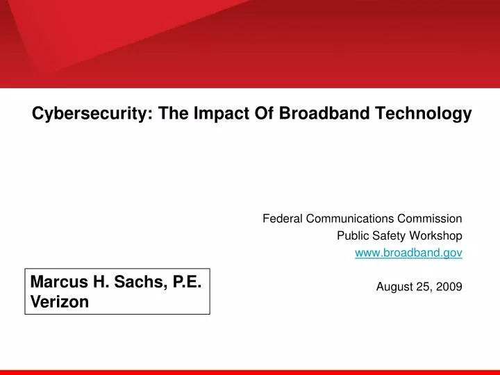 cybersecurity the impact of broadband technology