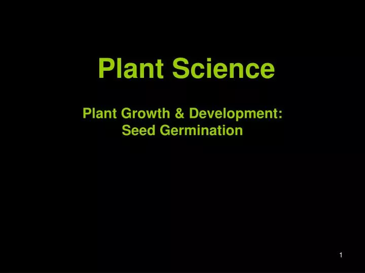 plant science