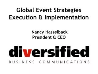 Nancy Hasselback President &amp; CEO