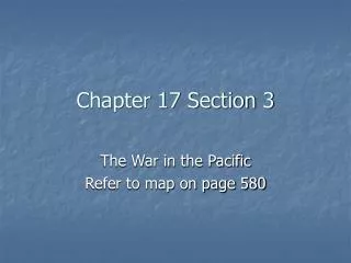 Chapter 17 Section 3