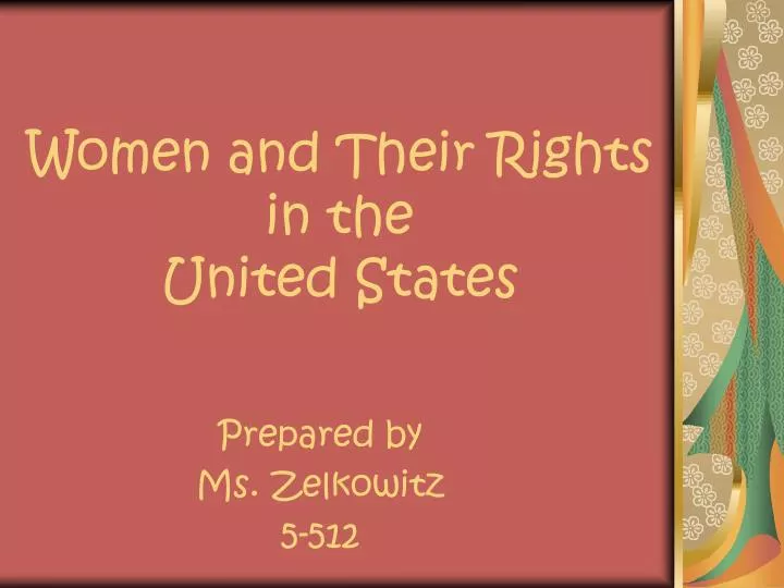 women and their rights in the united states