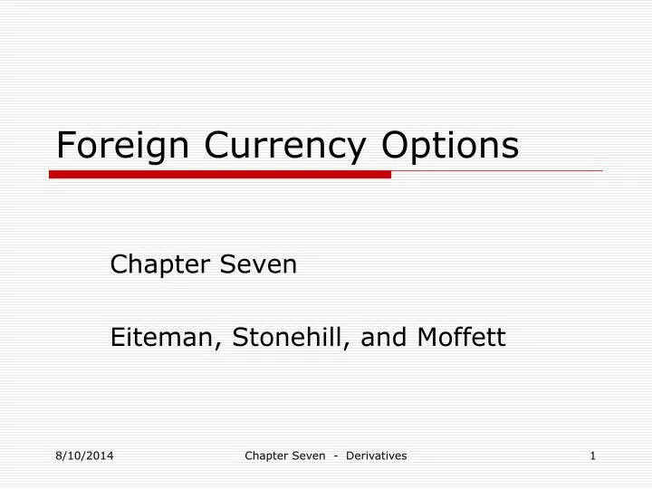 foreign currency options