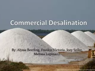 Commercial Desalination