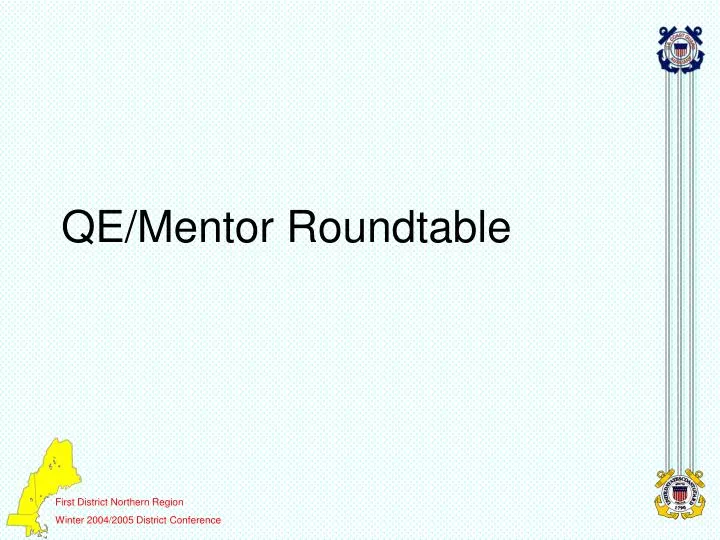 qe mentor roundtable