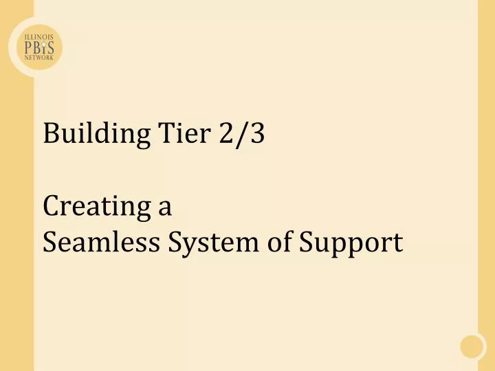 building tier 2 3 creating a seamless system of support