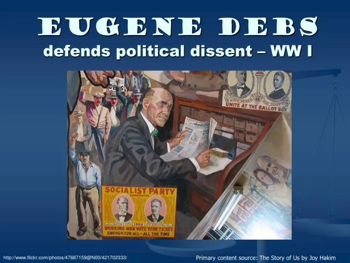 eugene debs defends political dissent ww i
