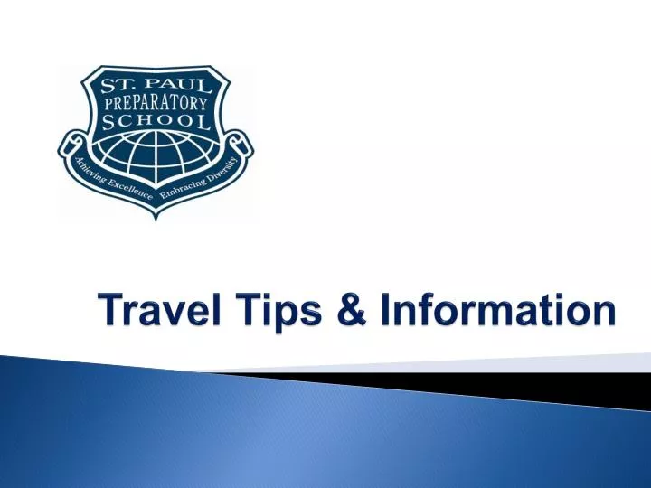 travel tips information