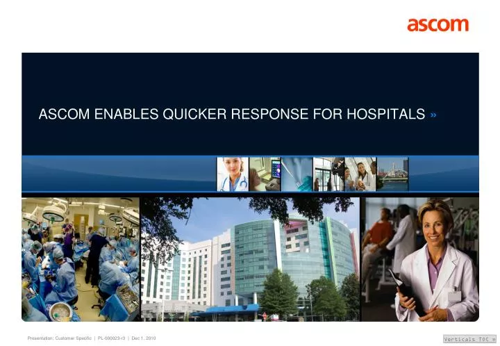 ascom enables quicker response for hospitals