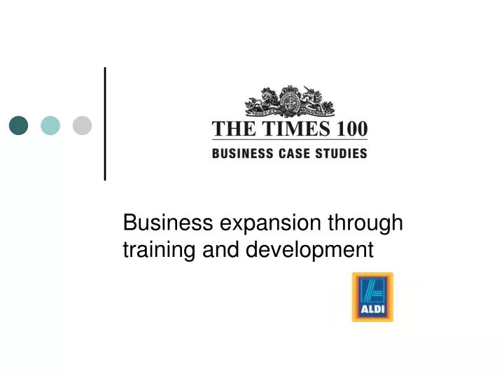business expansion through training and development